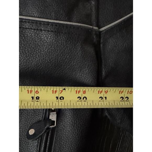 Vintage Wild Wear Men’s Genuine Leather Zip Out Liner Black Motorcycle Jacket XL - Picture 9 of 13